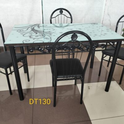 Executive white 4 sitter dinning table l