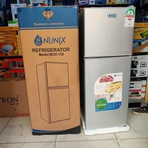 1000116706.jpg Nunix 138litres large capacity Double Door Refrigerator Fridge - Image 1