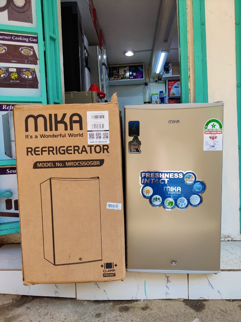 1000126386.jpg Mika Single Door Fridge 93Litres - Image 1