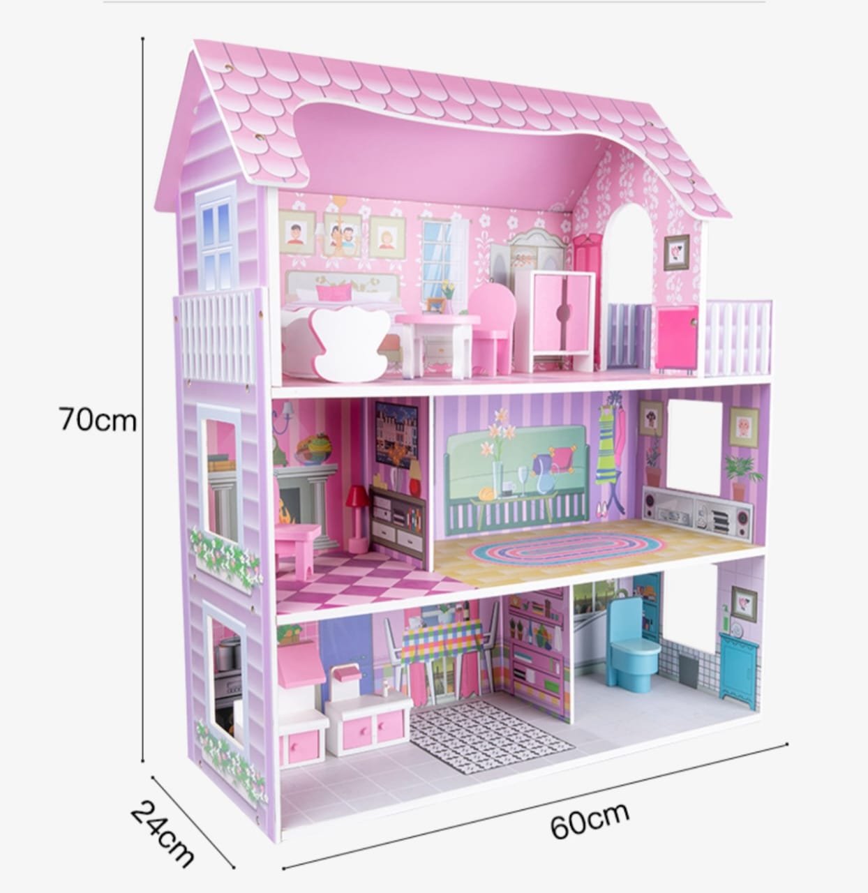 1000131623.jpg Wooden play house - Image 1