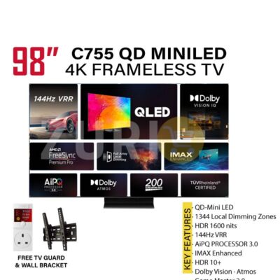 TCL C755 98 inch QD Mini LED 4K Google TV