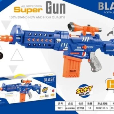 Blast gun with soft bullets