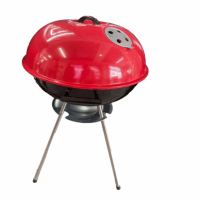 17" Barbecue grill with lid and 2 wheels