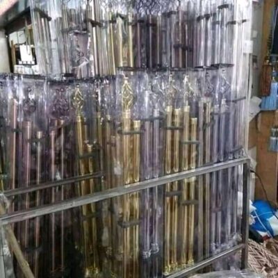 2M Double curtains rods