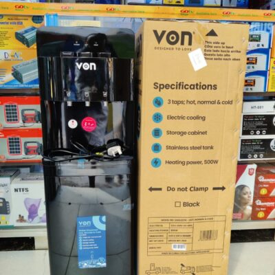 Von Dispenser 3TAPS  Hot, Normal and Cold, Electric Cooling (Black)
