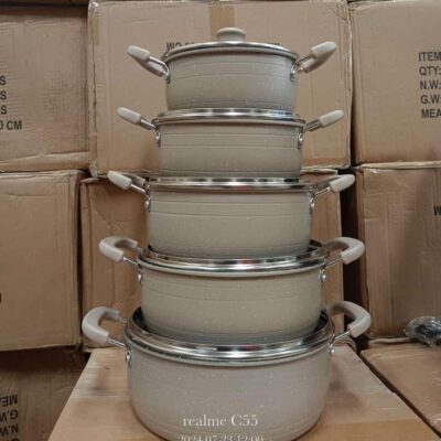 New model 10 pieces Jp non stick cookware set